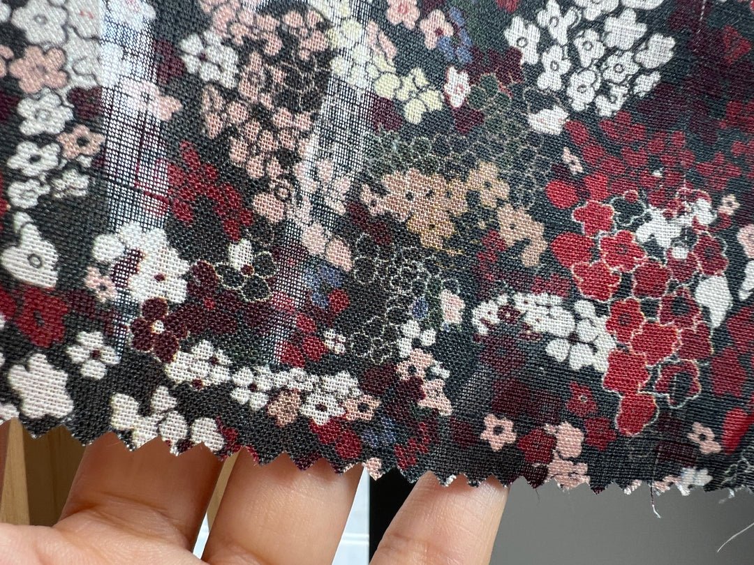 Flower Chaos – 100% Linen Fabric, Lightweight, Design by Madeline | Madswick Studio  8248