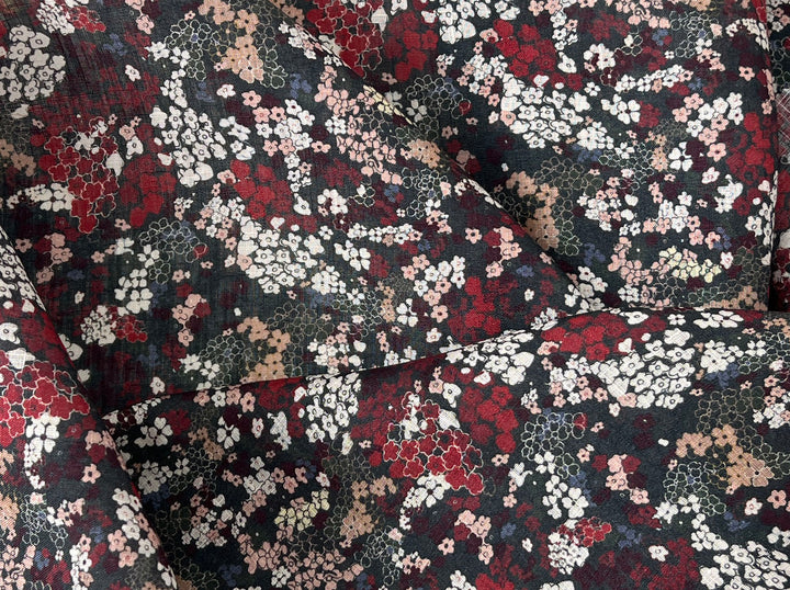 Flower Chaos – 100% Linen Fabric, Lightweight, Design by Madeline | Madswick Studio  8248