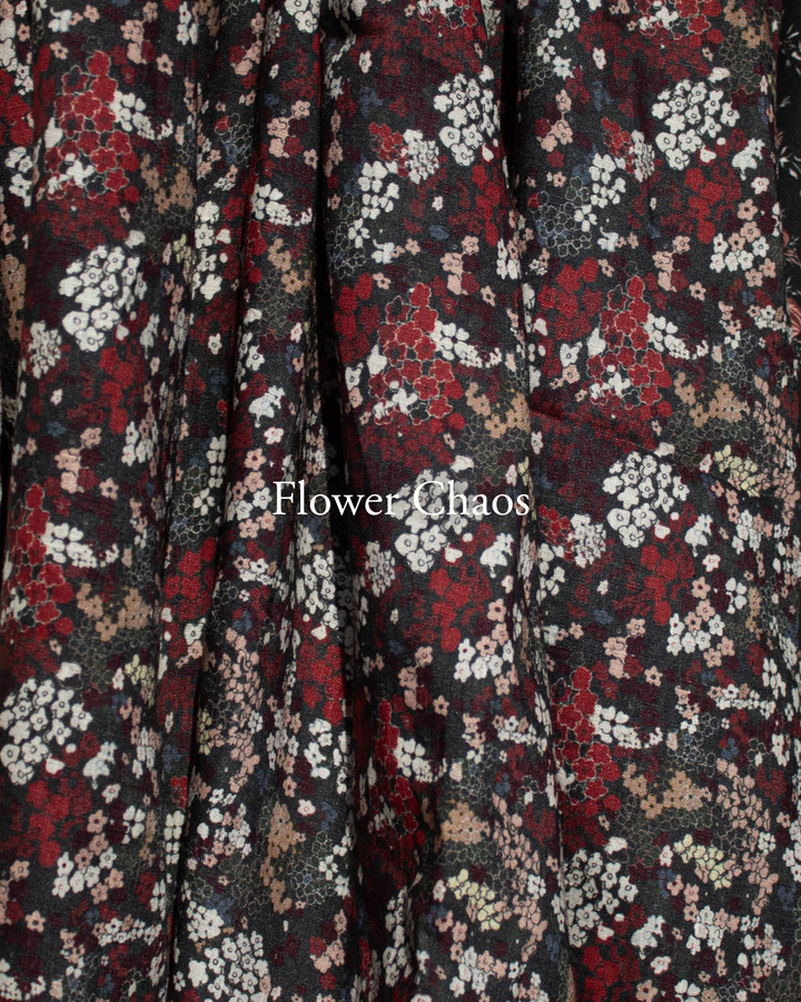 Flower Chaos – 100% Linen Fabric, Lightweight, Design by Madeline | Madswick Studio  8248