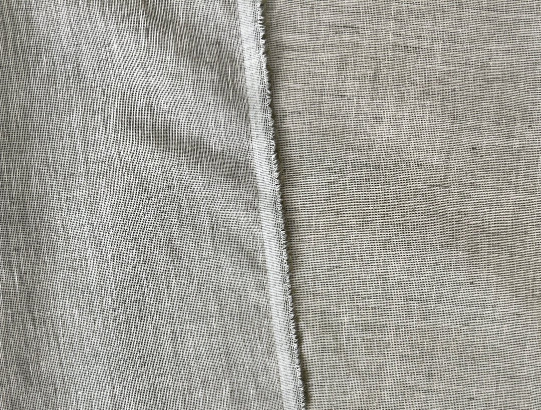 Linen Polyester Blend Fabric – Pre-Washed, Medium Weight, Slightly Crisp 3506