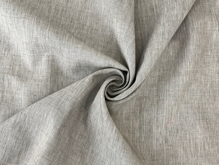Linen Polyester Blend Fabric – Pre-Washed, Medium Weight, Slightly Crisp 3506