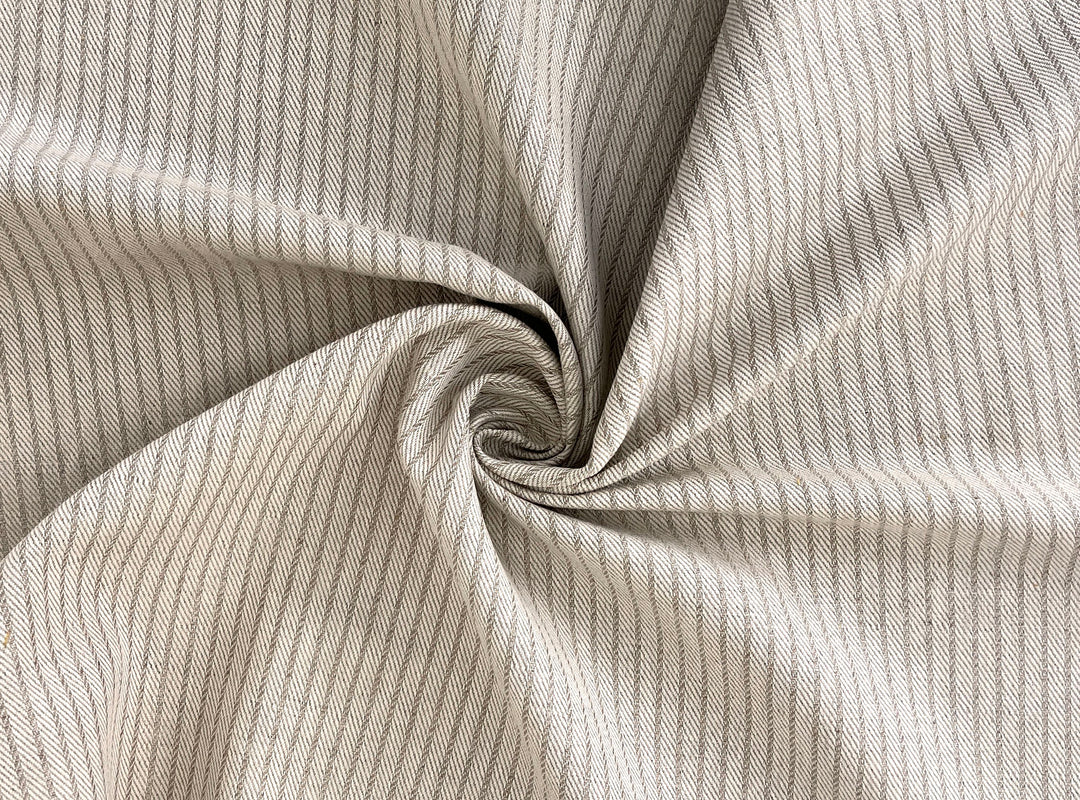 Linen Cotton Fabric – Dobby Herringbone Twill Weave, Medium Heavy Weight 1592