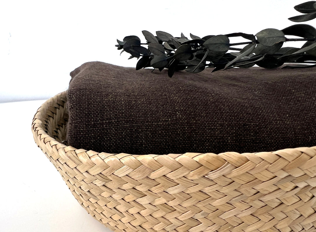 100% Linen Fabric – Two-Tone Heavyweight Twisted Yarn, Pre-Washed  8221 7351 7973 8089