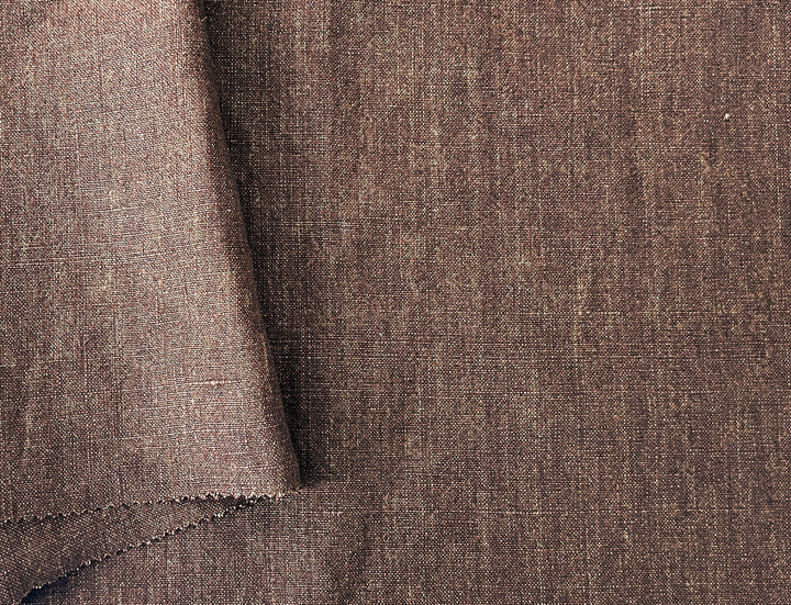 100% Linen Fabric – Two-Tone Heavyweight Twisted Yarn, Pre-Washed  8221 7351 7973 8089
