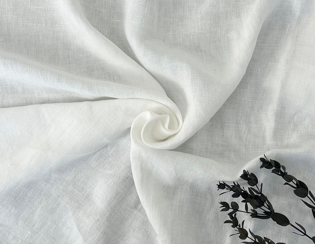 100% Linen Fabric – Two-Tone Heavyweight Twisted Yarn, Pre-Washed  8221 7351 7973 8089