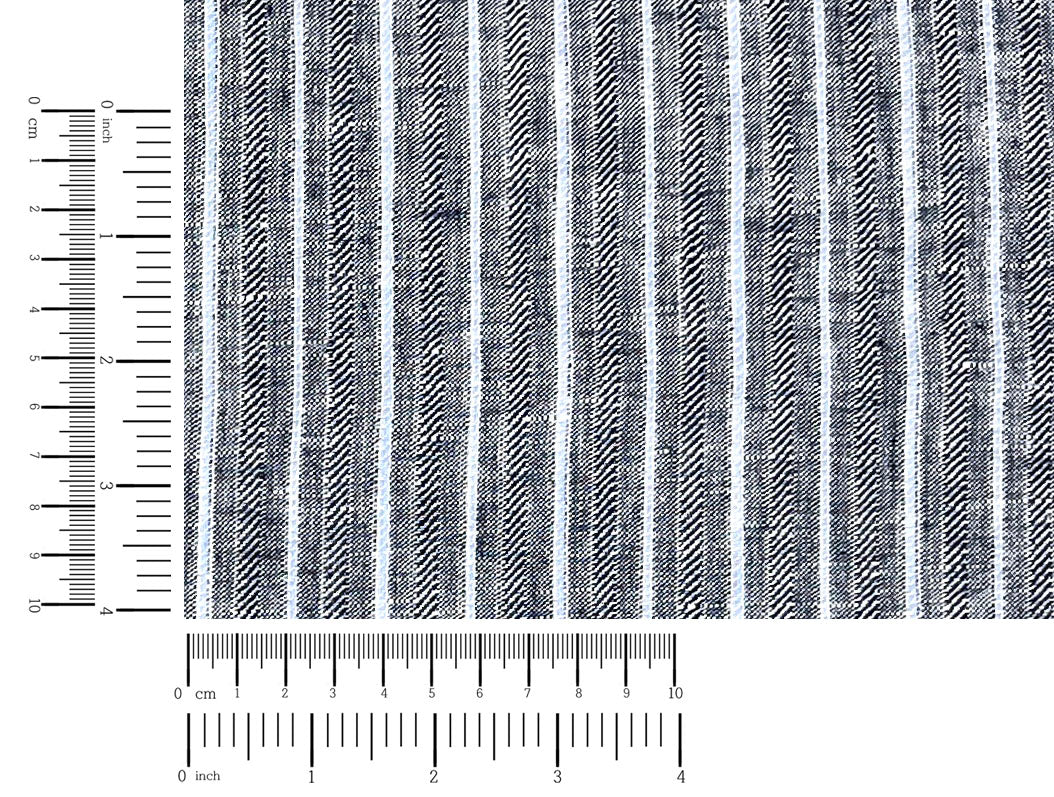 Linen Fabric with Silver Lurex – Striped Dobby Weave, Pre-Washed 2520