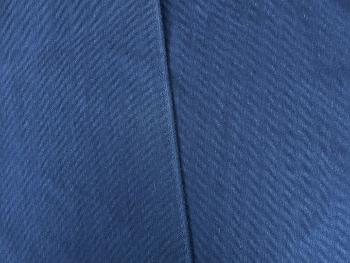 Blue Cotton Polyester Dobby Fabric – Subtle Stripe, Natural Stretch 8270