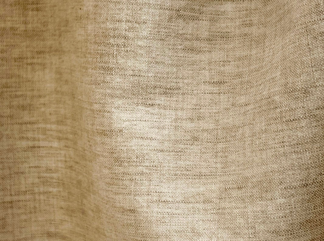 Beige Melange Linen Cotton Fabric – Chambray Two-Tone Effect 7736
