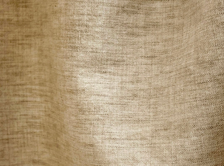 Beige Melange Linen Cotton Fabric – Chambray Two-Tone Effect 7736