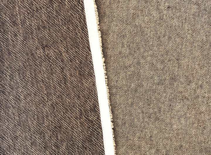 Heavyweight Linen Cotton Twill Fabric with Two-Tone Chambray 7258 7259 7331 7332 7856 7857
