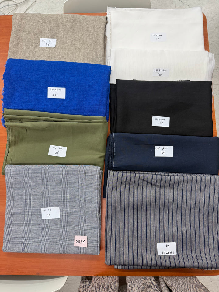 24.5y of Woven Fabric of Linen - Surprise Box No.45
