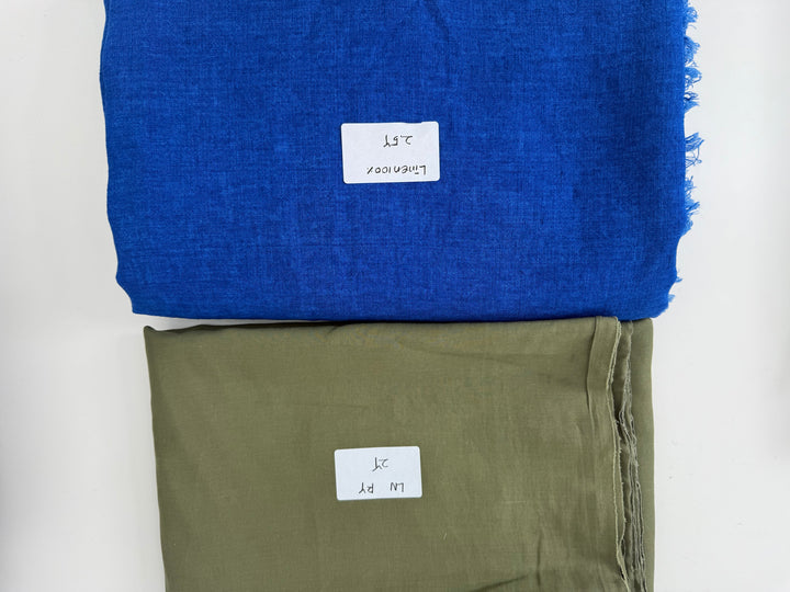 24.5y of Woven Fabric of Linen - Surprise Box No.45