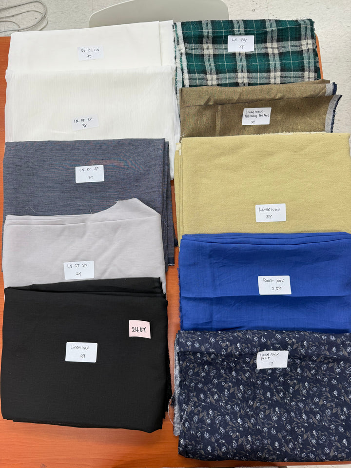 24.5y of Woven Fabric of Linen - Surprise Box No.48