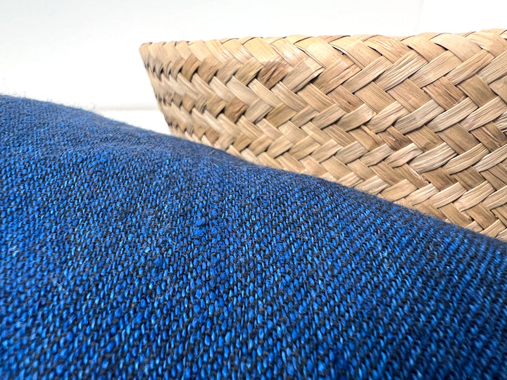 Wool Linen Blend Twill Fabric – Yarn Dyed, Medium to Heavy Weight 8181 8182