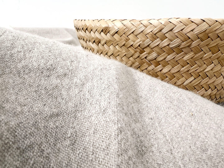 Wool Linen Blend Twill Fabric – Yarn Dyed, Medium to Heavy Weight 8181 8182