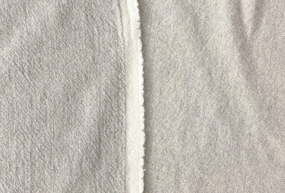 Wool Linen Blend Twill Fabric – Yarn Dyed, Medium to Heavy Weight 8181 8182