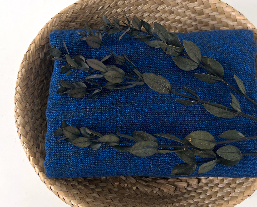 Wool Linen Blend Twill Fabric – Yarn Dyed, Medium to Heavy Weight 8181 8182