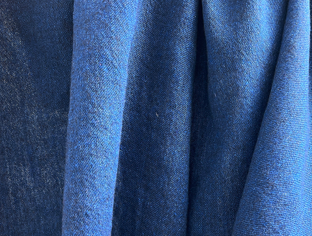 Wool Linen Blend Twill Fabric – Yarn Dyed, Medium to Heavy Weight 8181 8182