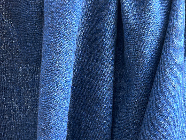 Wool Linen Blend Twill Fabric – Yarn Dyed, Medium to Heavy Weight 8181 8182