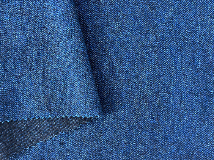 Wool Linen Blend Twill Fabric – Yarn Dyed, Medium to Heavy Weight 8181 8182