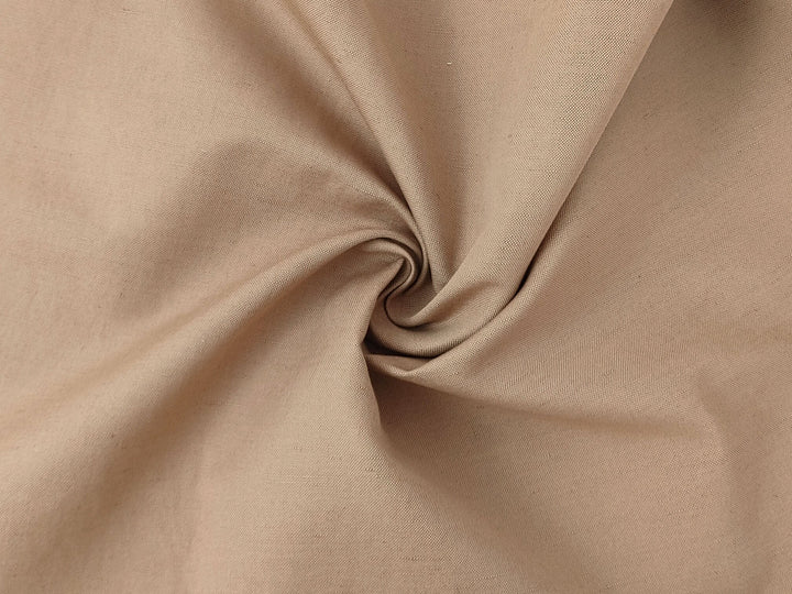 Linen Cotton Canvas Fabric: Beige 4369 - The Linen Lab - Beige