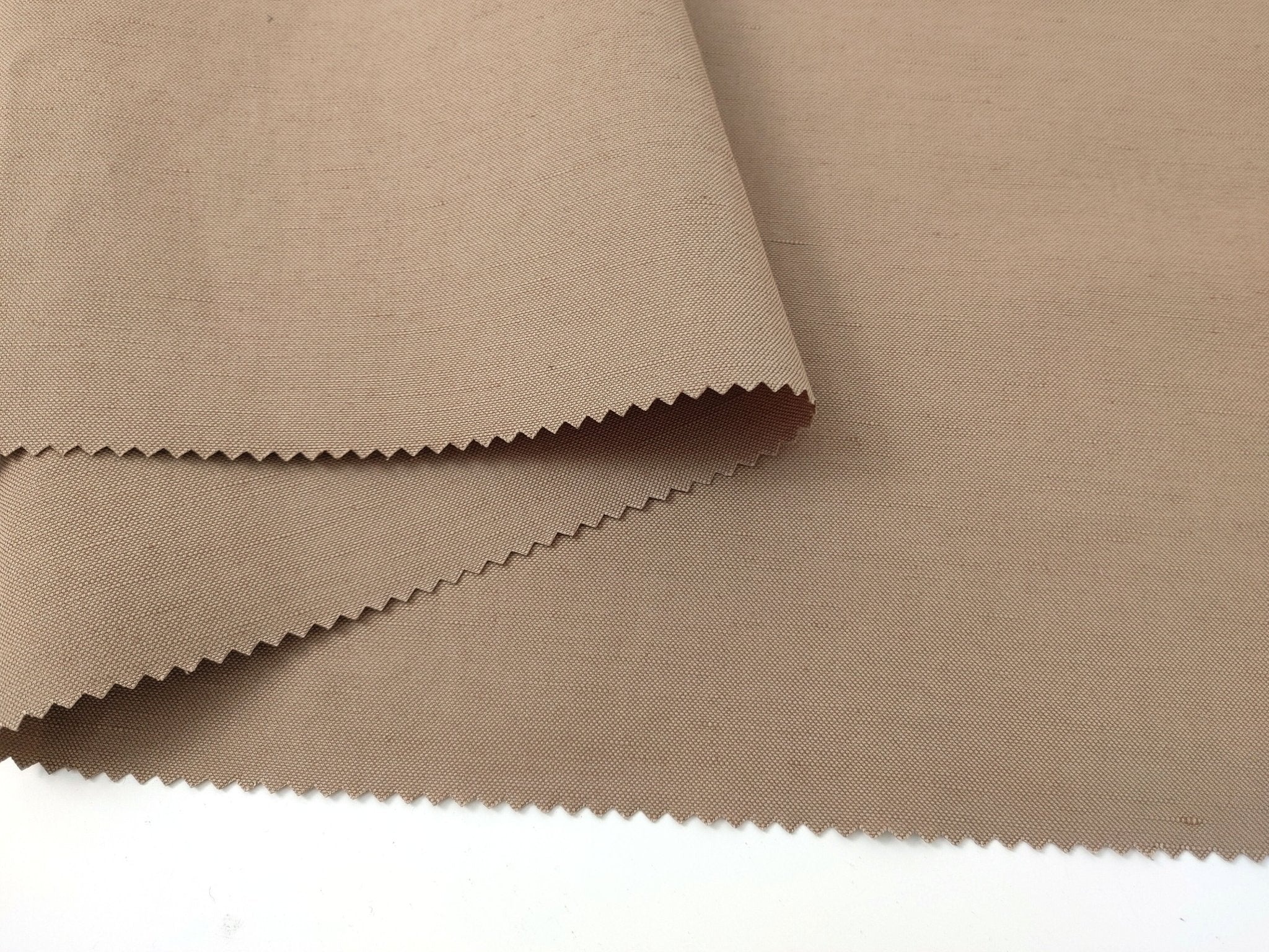 Linen Cotton Canvas Fabric: Beige 4369 - The Linen Lab - Beige