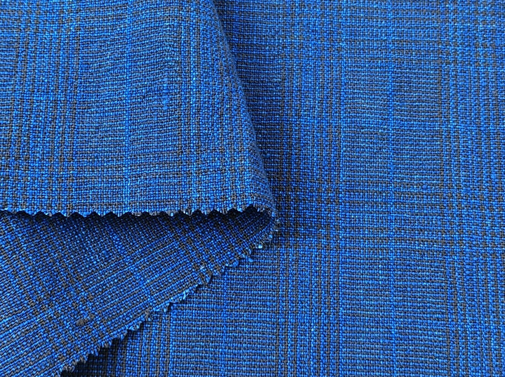 Linen Cotton Glen Plaid Fabric: Heavyweight Elegance for Crafting and Home Décor 7582 7583 - The Linen Lab - Grey