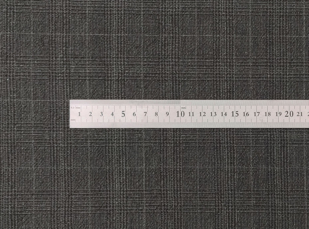 Linen Cotton Glen Plaid Fabric: Heavyweight Elegance for Crafting and Home Décor 7582 7583 - The Linen Lab - Grey