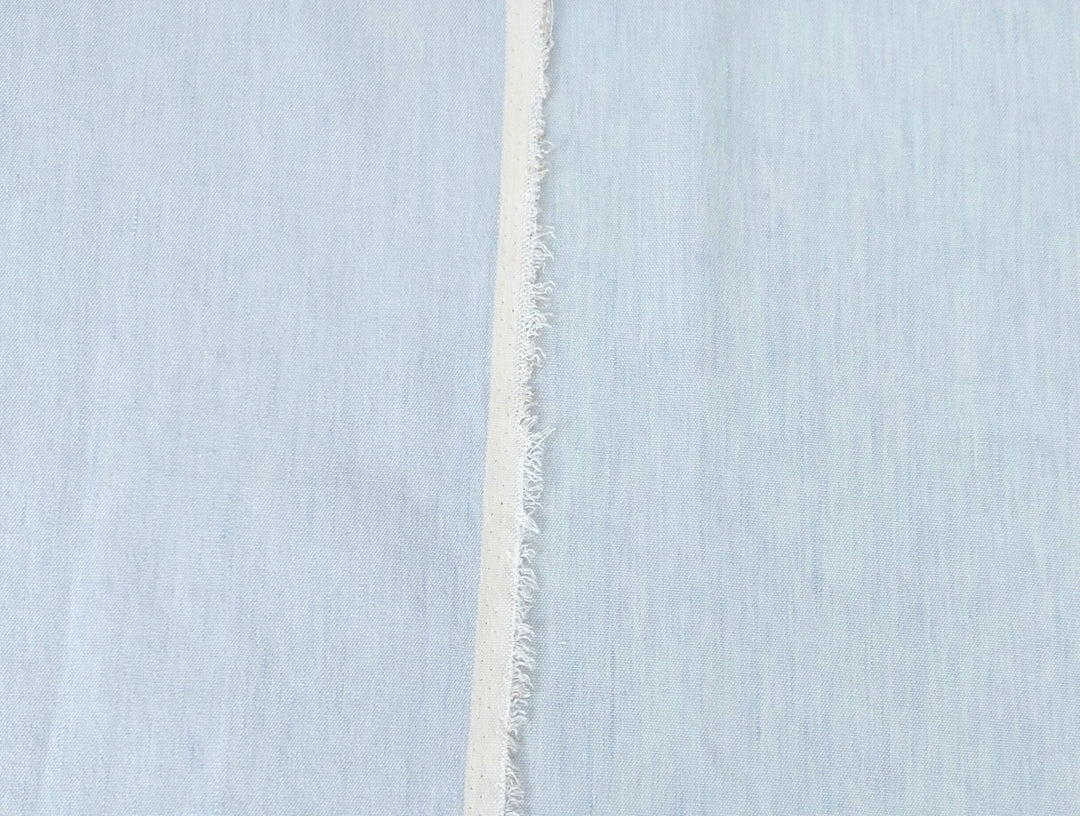 Linen Rayon Stretch Twill Fabric 7315 7316 7433 7454 7672 7753 - The Linen Lab - Blue(Light)