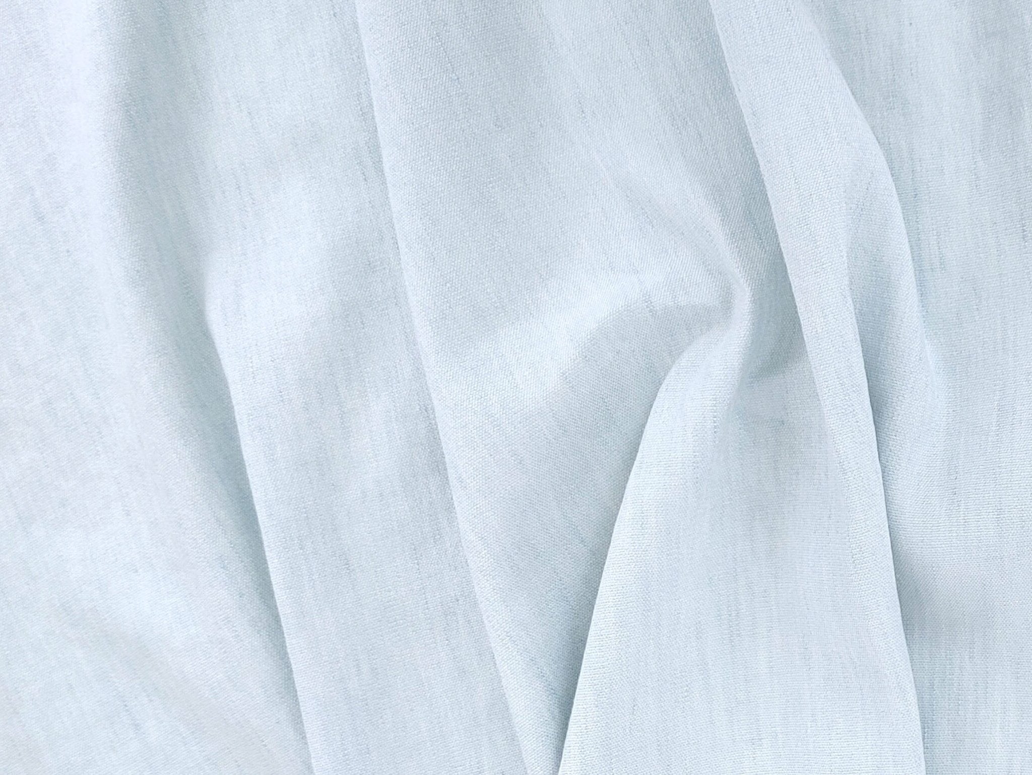 Linen Rayon Stretch Twill Fabric 7315 7316 7433 7454 7672 7753 - The Linen Lab - Blue(Light)