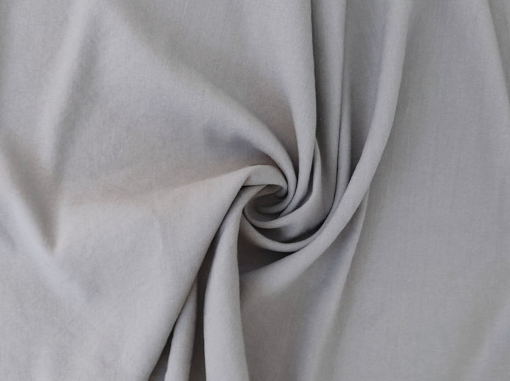Linen Rayon Stretch Twill Fabric 7315 7316 7433 7454 7672 7753 - The Linen Lab - Gray