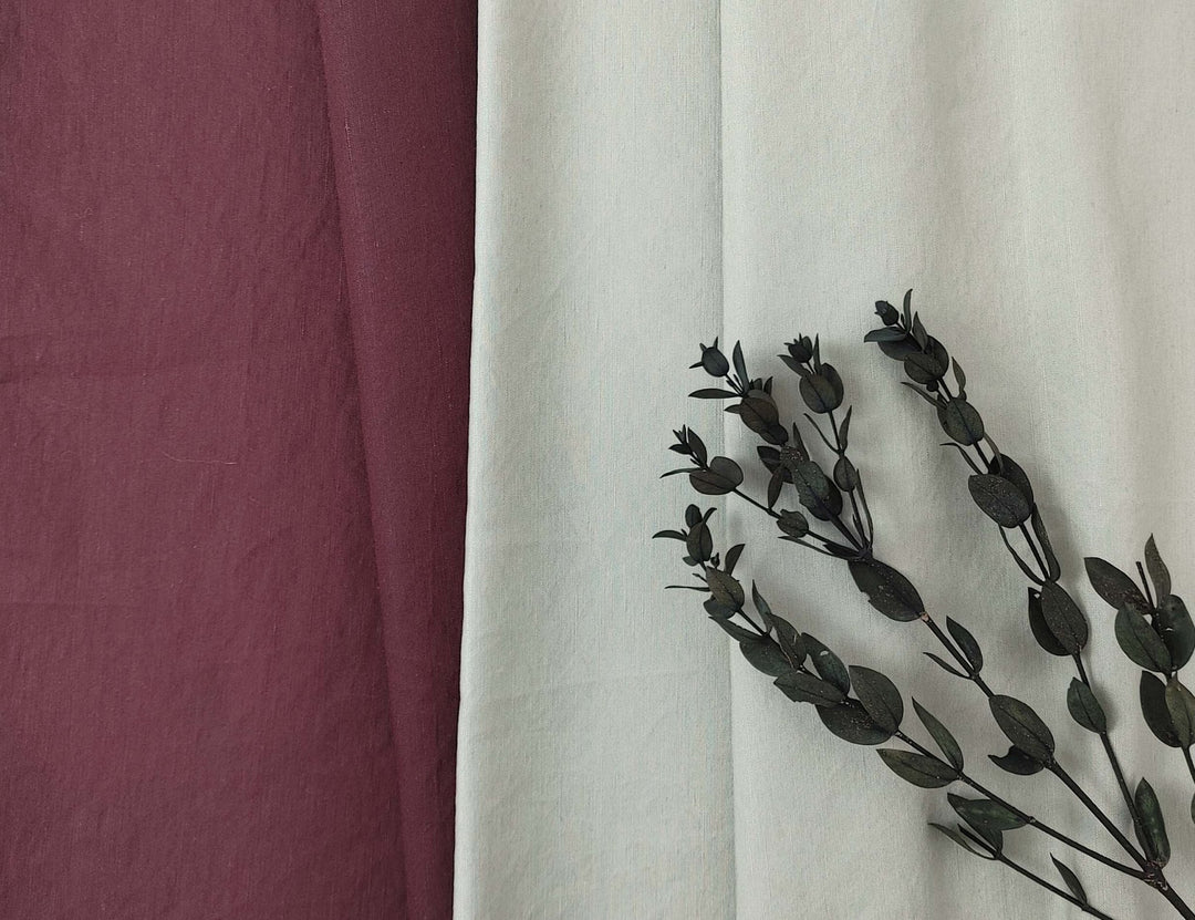 Medium Weight Linen Rayon Stretch Fabric - Versatile Material for Crafting and Apparel 6888 6889 - The Linen Lab - Brown