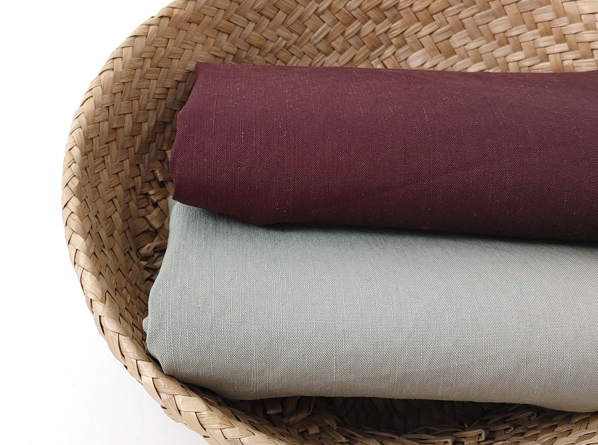 Medium Weight Linen Rayon Stretch Fabric - Versatile Material for Crafting and Apparel 6888 6889 - The Linen Lab - Brown