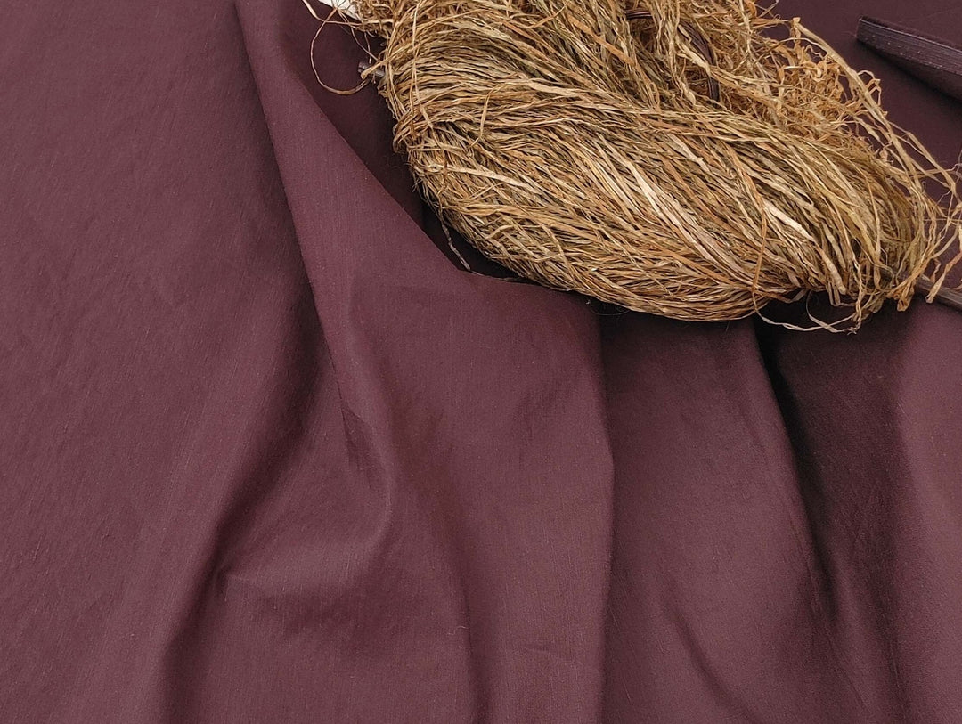 Medium Weight Linen Rayon Stretch Fabric - Versatile Material for Crafting and Apparel 6888 6889 - The Linen Lab - Brown