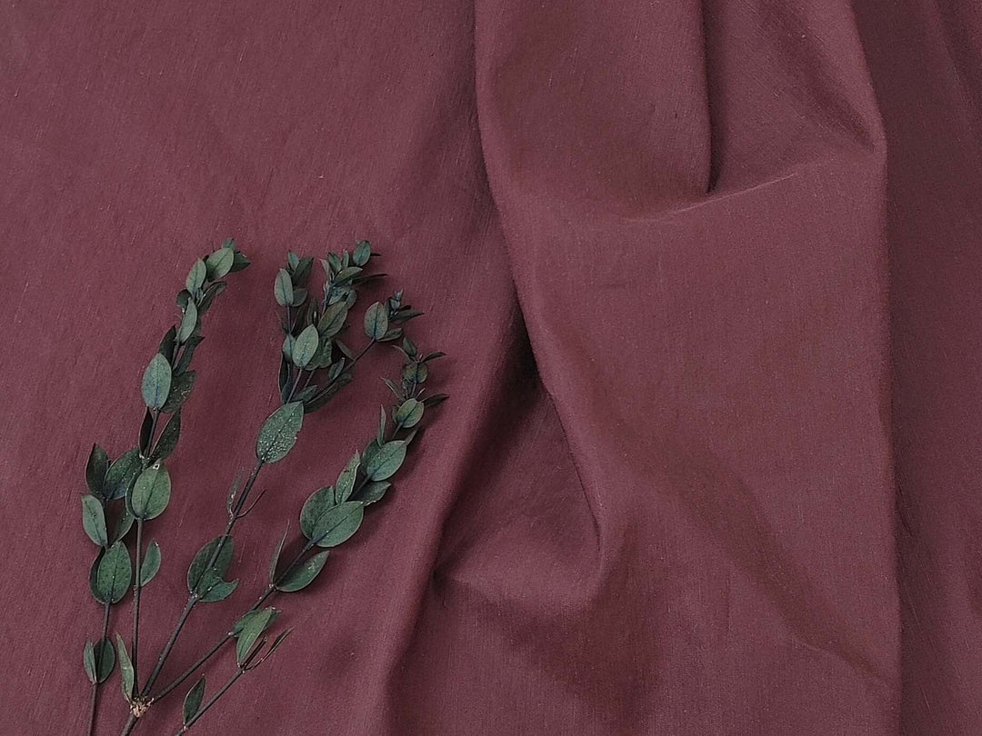 Medium Weight Linen Rayon Stretch Fabric - Versatile Material for Crafting and Apparel 6888 6889 - The Linen Lab - Brown