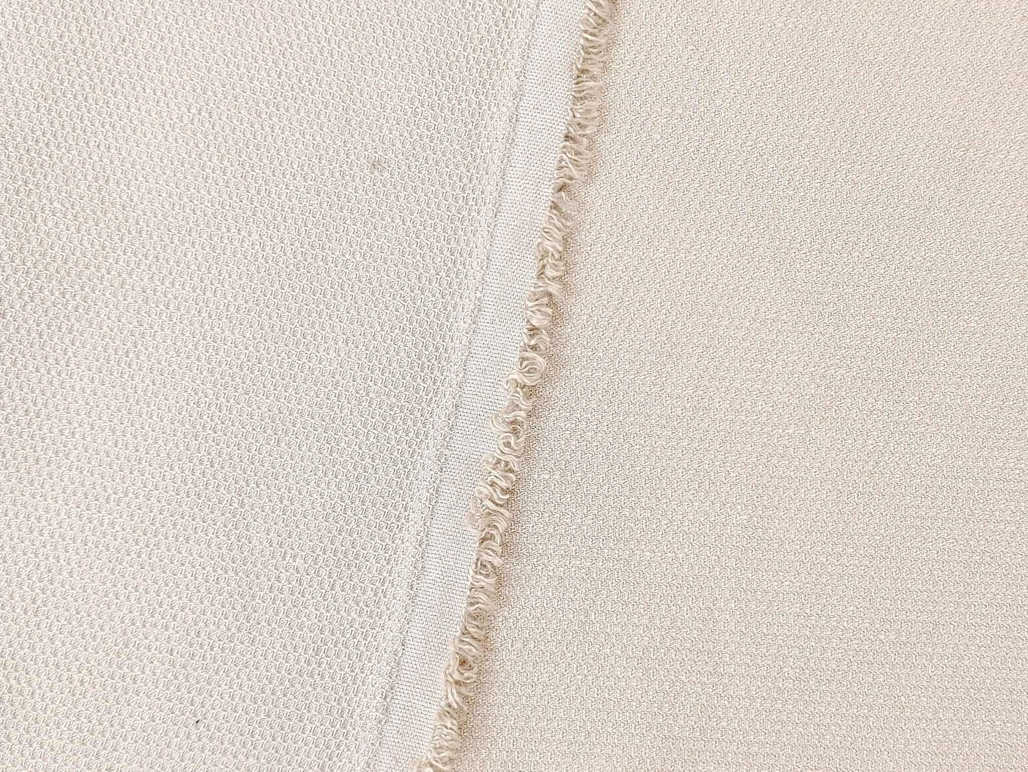 Premium Linen Rayon Tencel Dobby Stretch Fabric - Soft, Breathable, Versatile Material for Clothing and Crafts 7232 7233 - The Linen Lab - Beige(Light)