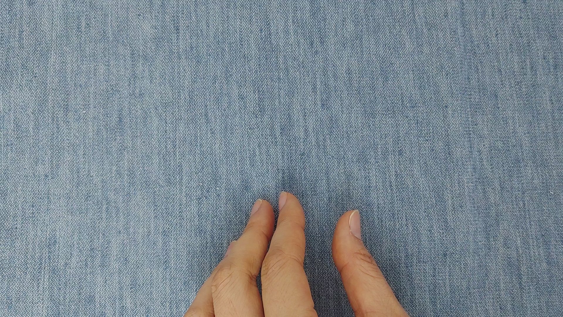 Cool Blue Linen Blend Stretch Fabric 7204