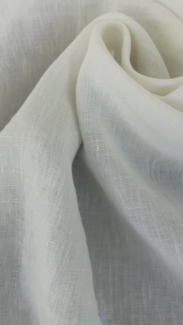 On-Demand Print | 100% Linen Fabric, Plain Weave, Light-Medium Weight, 52" | 2077