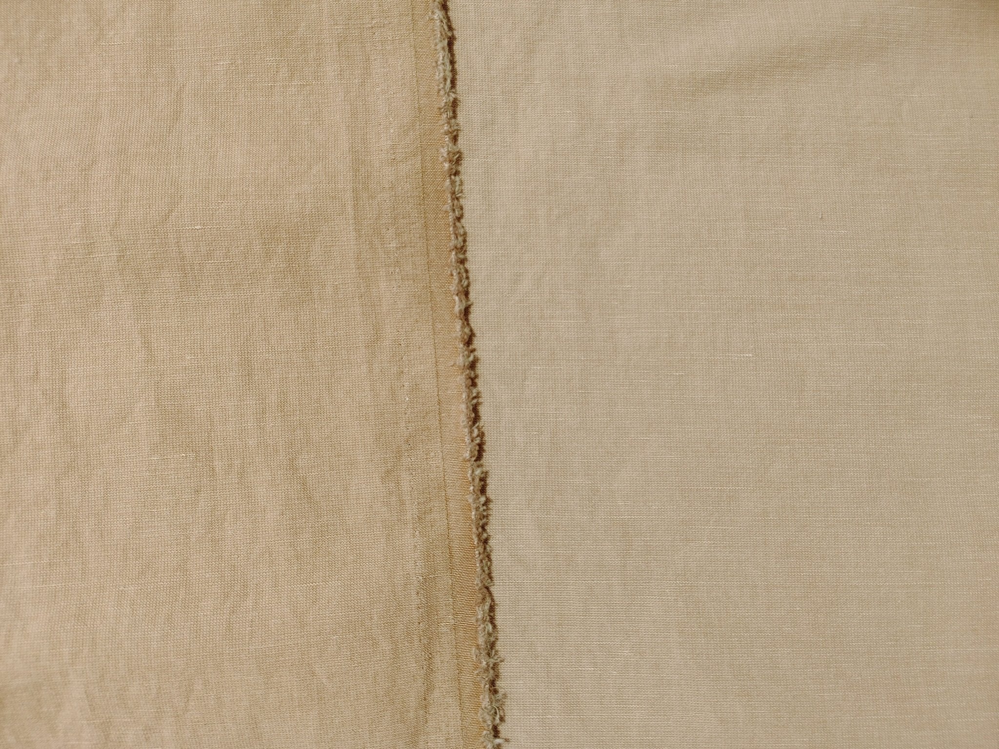 Soft Beige Linen Blend: Dobby Weave with Warp Span Stretch Fabric 7787 - The Linen Lab - Beige