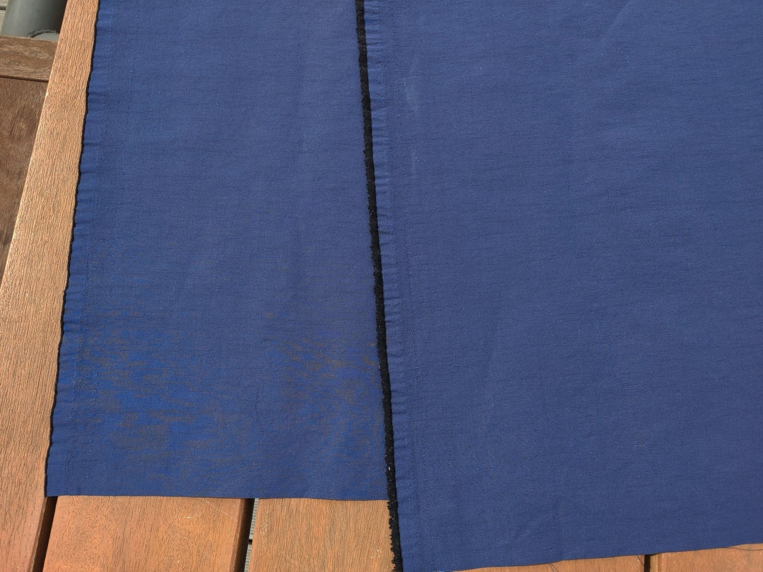 Ultimate Comfort: Warp Stretch Fabric Blend of Linen, Cotton, Nylon, and Spandex 7816 - The Linen Lab - Navy