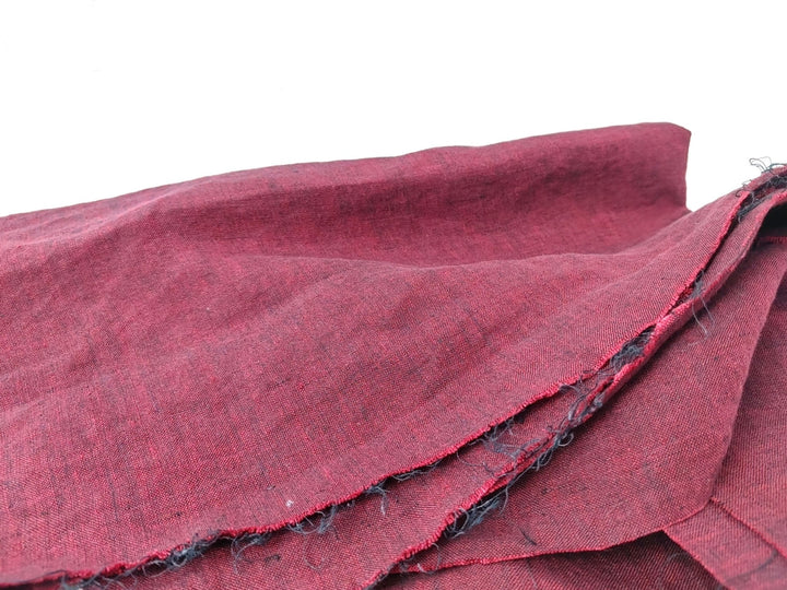 100% Linen Crispy Fabric 21s Vintage Chambray New Colorways for 2024 - The Linen Lab - Purple(dark)