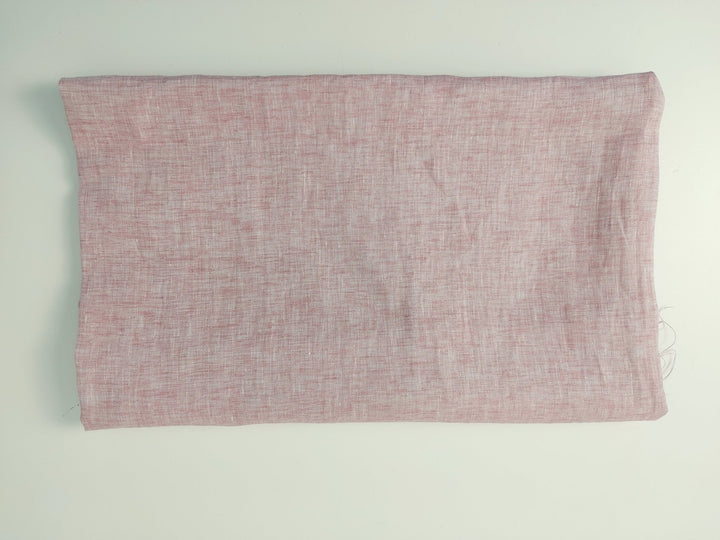 100% Linen Fabric 21s Vintage Chambray New Colorways for 2024 - The Linen Lab - Pink