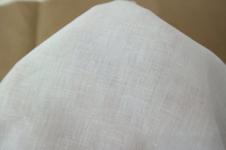 100% Linen Fabric Medium Weight Soft Touch 14S - The Linen Lab - Ivory