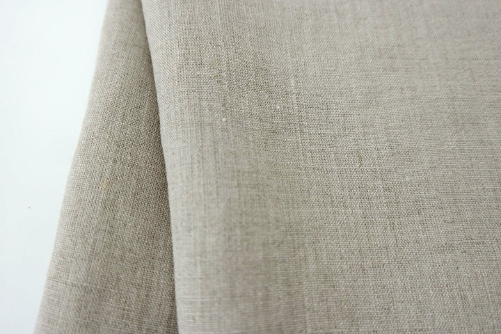 100% Linen Fabric Medium Weight Soft Touch 14S - The Linen Lab - Natural