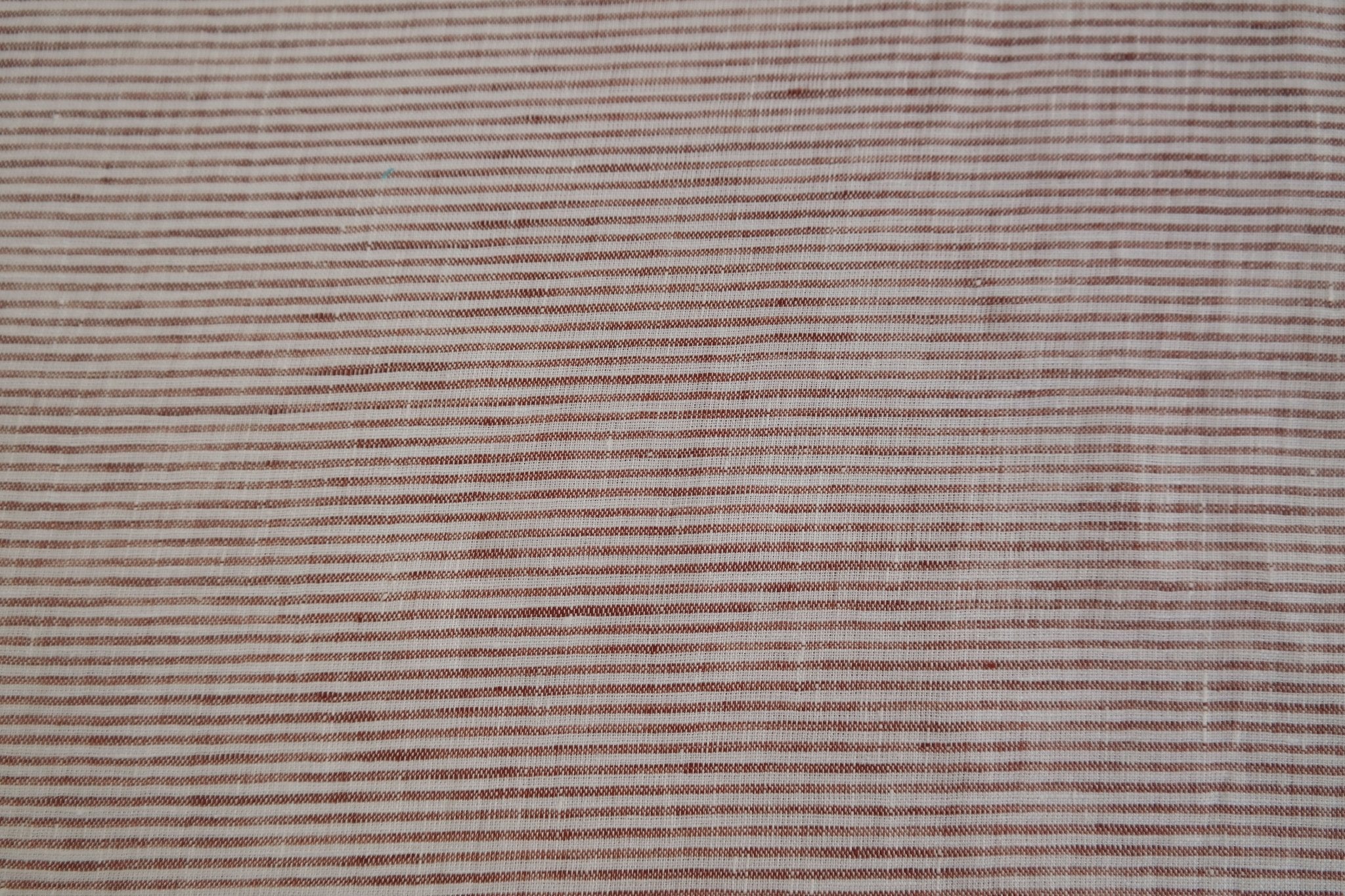 100% Linen Fabric Thin Stripe Collections Light Weight 4768 6939 6280 6279 - The Linen Lab - Red 6279