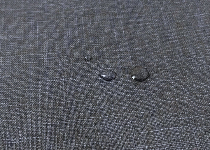 100% Linen Fabric with Pigment Coating 3586 3587 - The Linen Lab - Navy