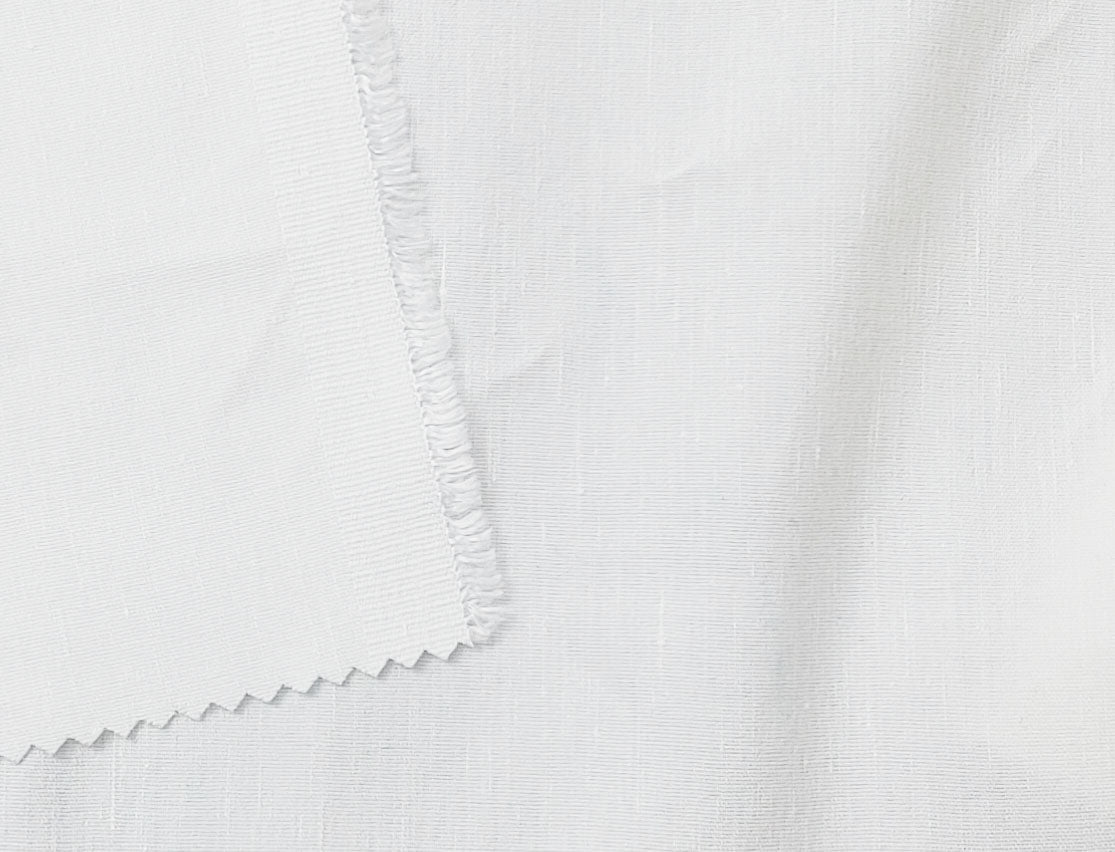 Donna Linen - High Density Linen Rayon Stretch Fabric 4025 4024 5982 4803 4579 4578 4023 3978 - The Linen Lab - White