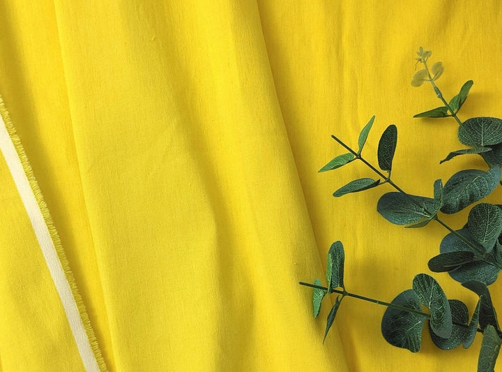 Donna Linen - High Density Linen Rayon Stretch Fabric 4025 4024 5982 4803 4579 4578 4023 3978 - The Linen Lab - Yellow