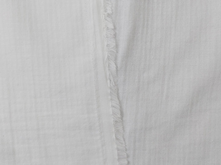 Double-Faced Herringbone Twill: 100% Cotton Fabric 7216 7215 - The Linen Lab - Blue