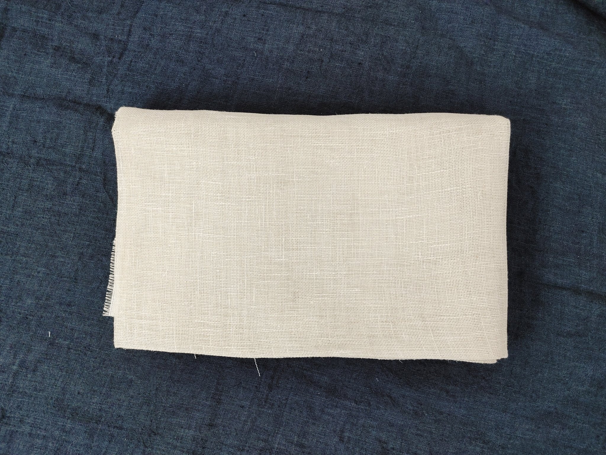Hemp Mesh Fabric 840 - The Linen Lab - Ivory
